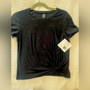Beyond Yoga tie knot tee shirt